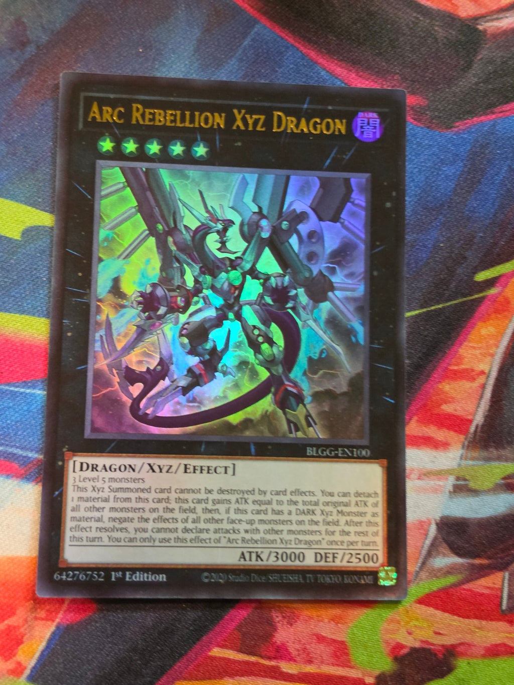 Arc Rebellion Xyz Dragon Ultra Rare Battles of Legend: Glorious Gallery BLGG-EN100 LP