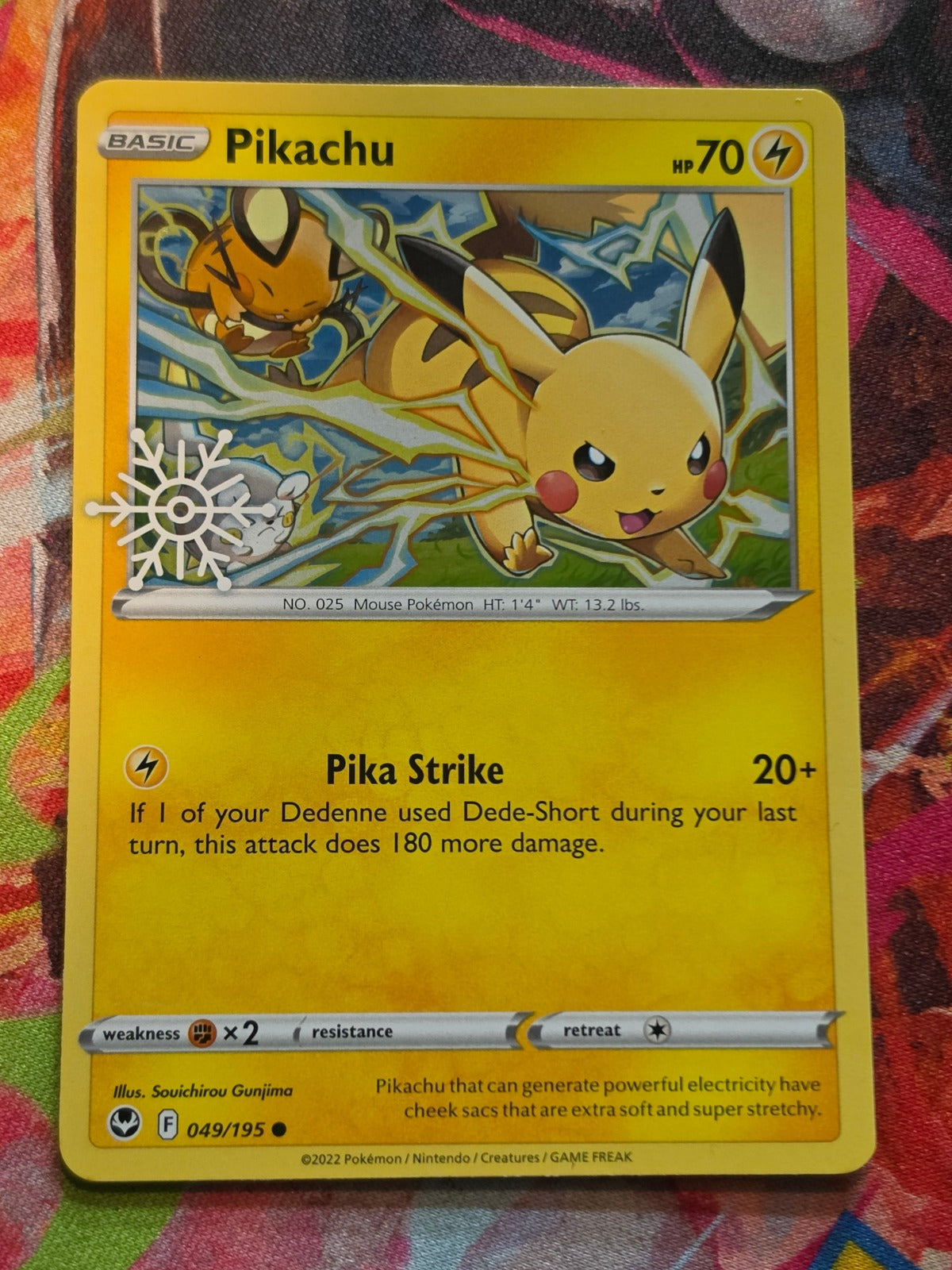 Pikachu (Holiday Calendar) Common Miscellaneous Cards & Products 049/195 NM Pokemon