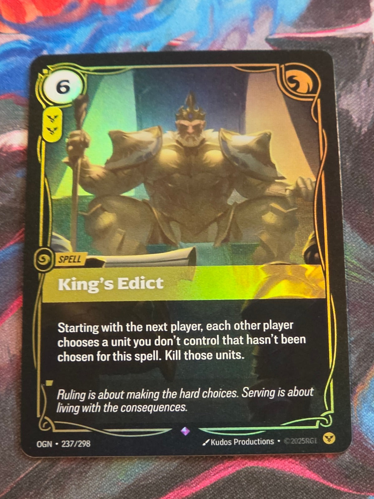 King's Edict - 237/298 - Origins - Rare - NM