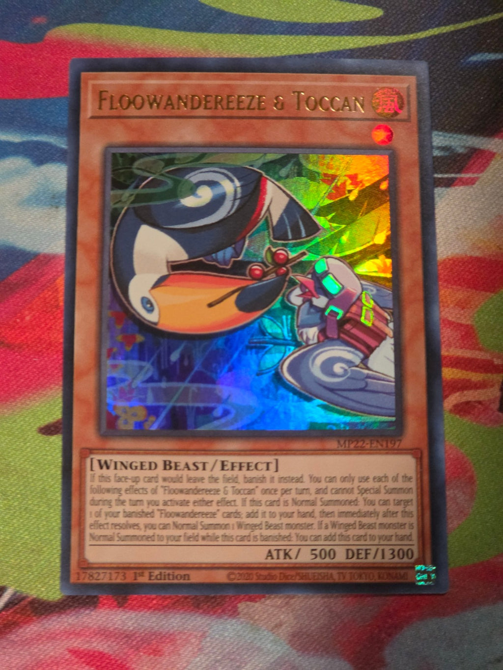 Floowandereeze & Toccan Ultra Rare 2022 Tin of the Pharaoh's Gods MP22-EN197 1st Edition LP Yu-Gi-Oh!