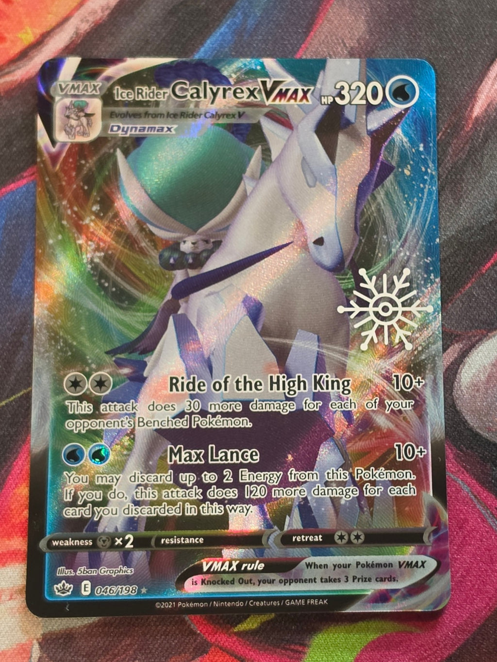 Ice Rider Calyrex VMAX (Holiday Calendar) Promo Miscellaneous Cards & Products 046/198 NM Pokemon