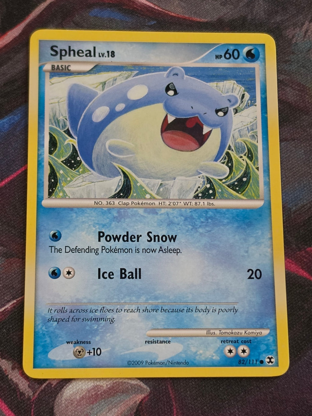 Spheal - 82/111 - Rising Rivals - Common - LP - Pokemon