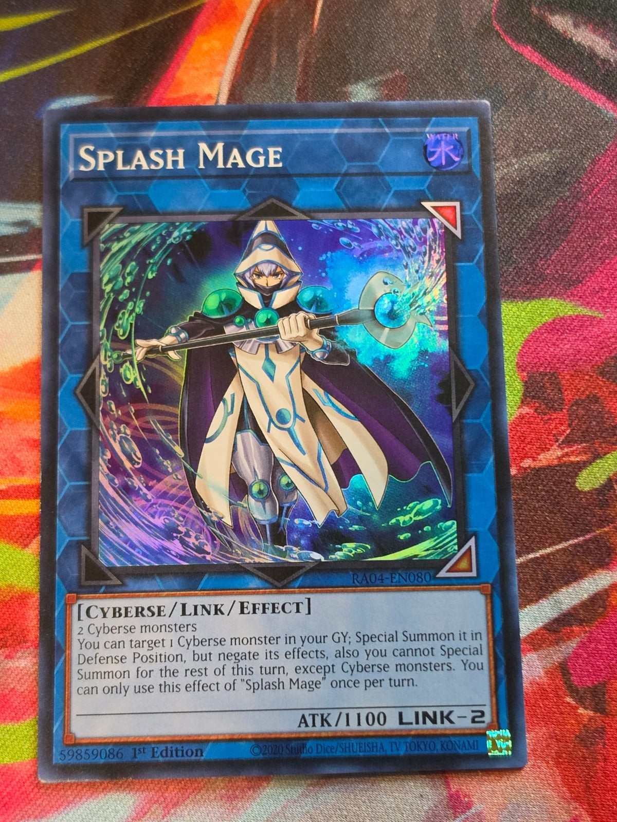 Splash Mage Super Rare Quarter Century Stampede RA04-EN080 NM