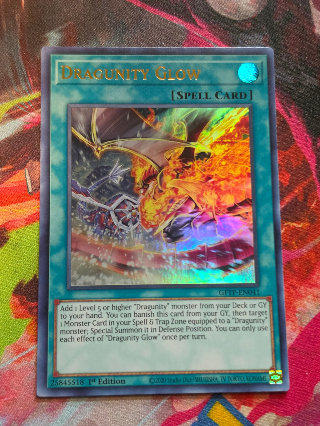 Dragunity Glow Ultra Rare Ghosts From the Past GFTP-EN041 1st Edition NM Yu-Gi-Oh!