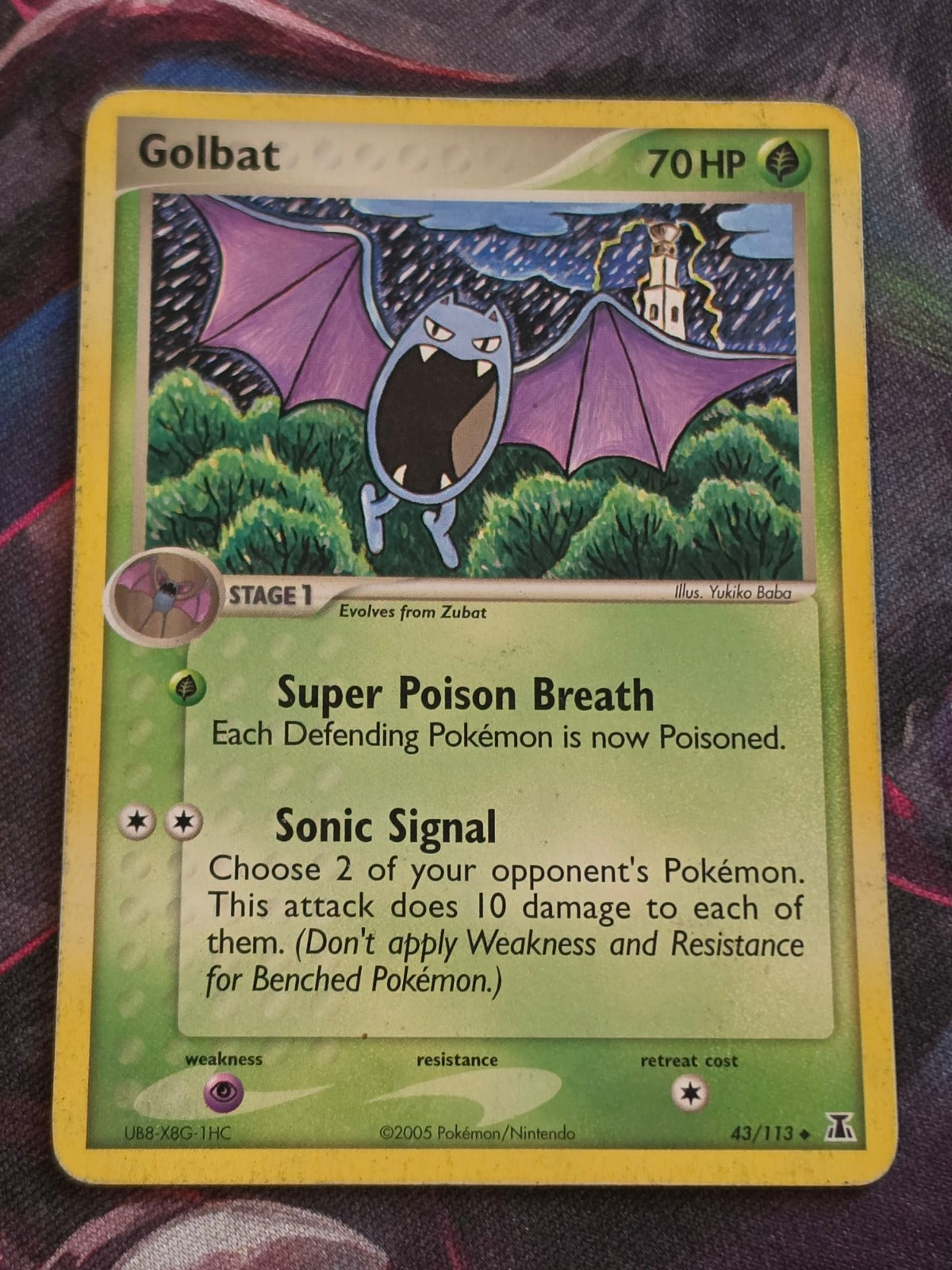 Golbat - 43/113 - EX Delta Species - Uncommon - MP - Pokemon