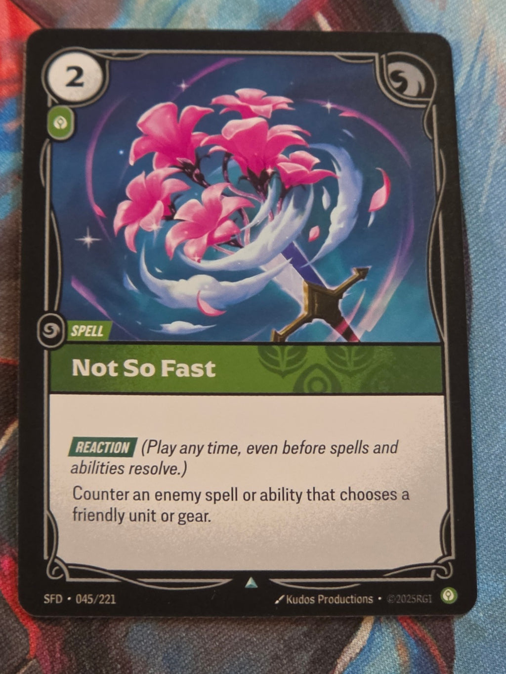 Not So Fast - 045/221 - Spiritforged - Uncommon - NM