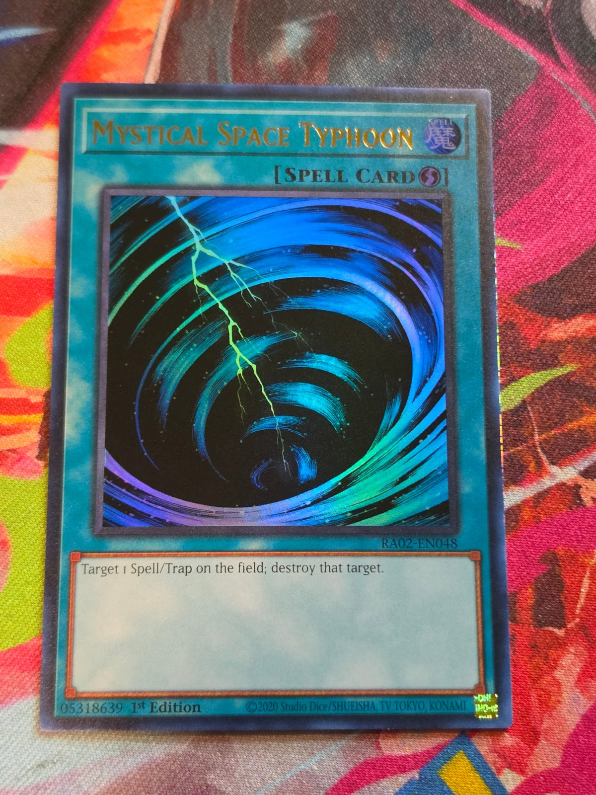 Mystical Space Typhoon (UR) Ultra Rare 25th Anniversary Rarity Collection II RA02-EN048 NM