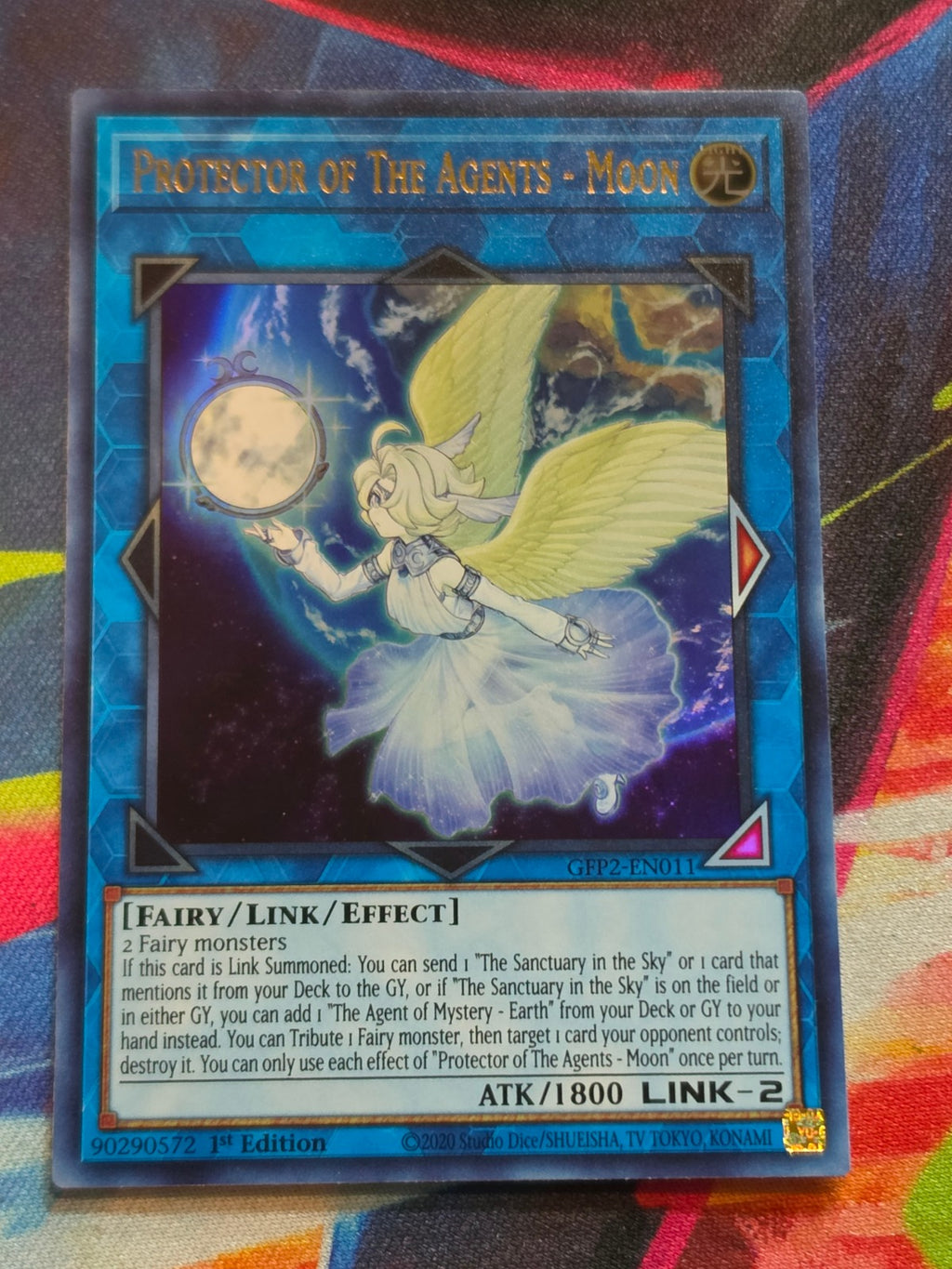 Protector of The Agents - Moon Ultra Rare Ghosts From the Past: The 2nd Haunting GFP2-EN011 1st Edition LP Yu-Gi-Oh!
