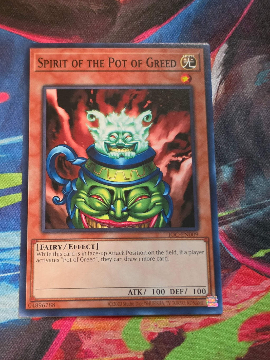 Spirit of the Pot of Greed Common Invasion of Chaos (25th Anniversary Edition) IOC-EN009 LP