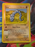 Onix 1st Edition Shadowless Base Set Common 056/102 HP Pokemon