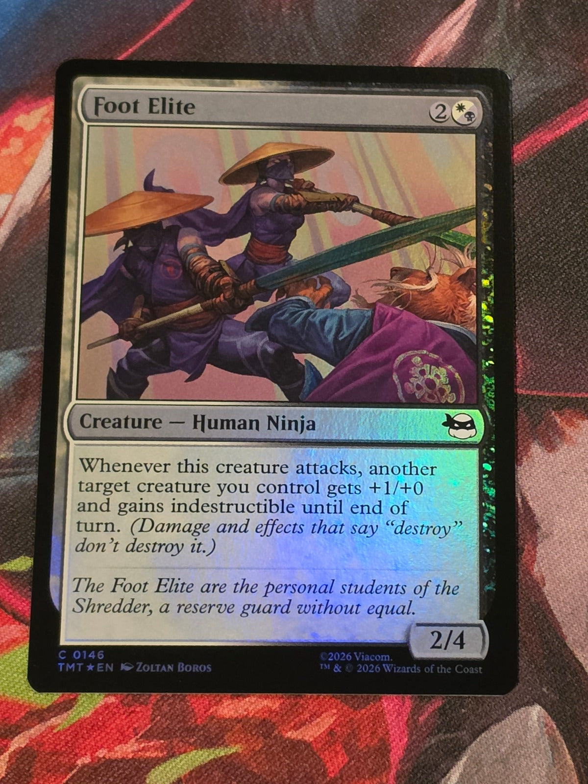 Foot Elite - 146 - Teenage Mutant Ninja Turtles - C - Foil - NM MTG