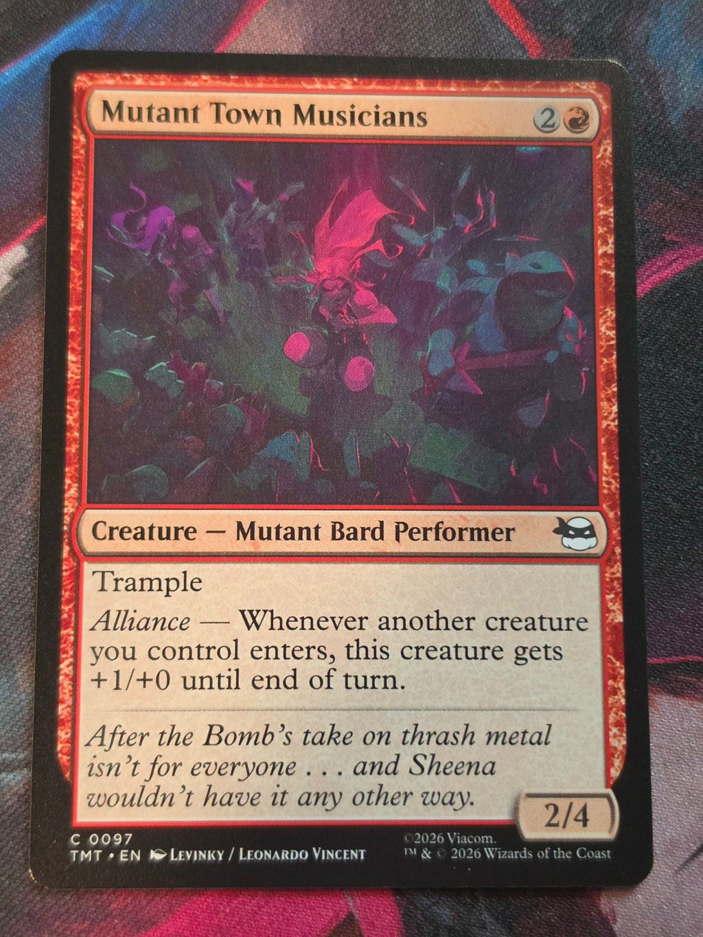 Mutant Town Musicians - 97 - Teenage Mutant Ninja Turtles - C - NM MTG