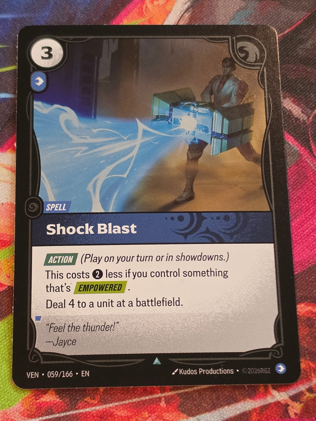 Shock Blast - 059/166 - Vendetta - Uncommon - NM