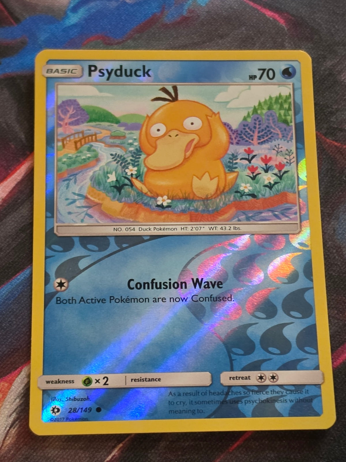 Psyduck - 28/149 - SM Base Set - Common - Reverse Holo - LP - Pokemon