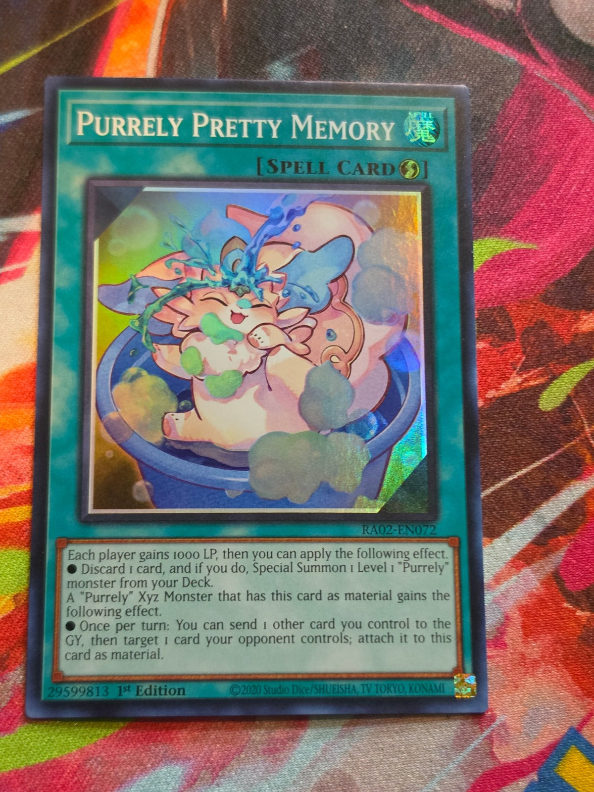 Purrely Pretty Memory Super Rare 25th Anniversary Rarity Collection II RA02-EN072 NM