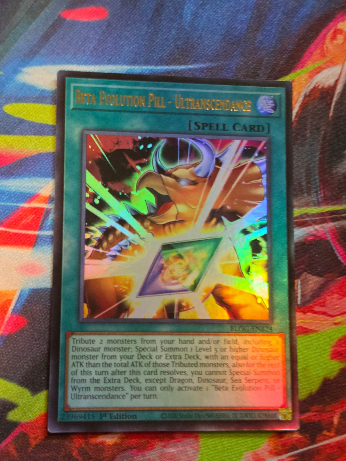Beta Evolution Pill - Ultranscendance Ultra Rare Battles of Legend: Glorious Gallery BLGG-EN124 LP