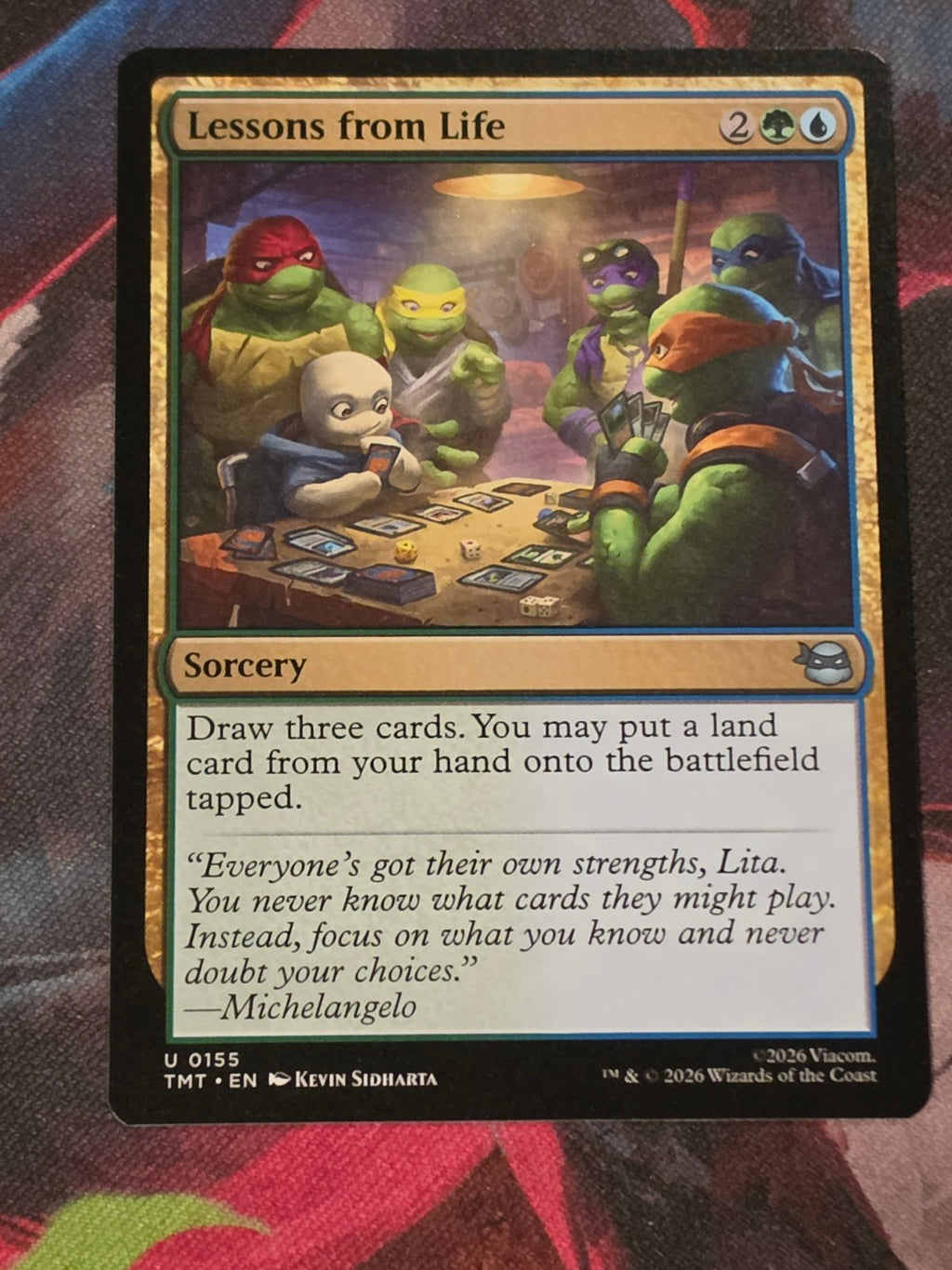 Lessons from Life - 155 - Teenage Mutant Ninja Turtles - U - NM MTG