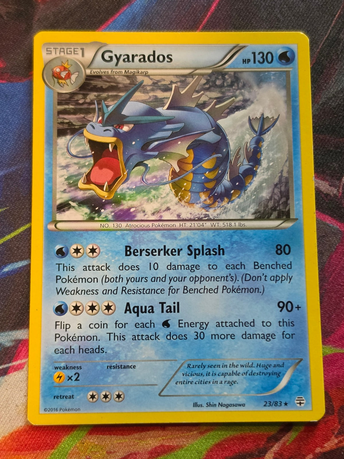 Gyarados Rare Generations 23/83 LP Pokemon