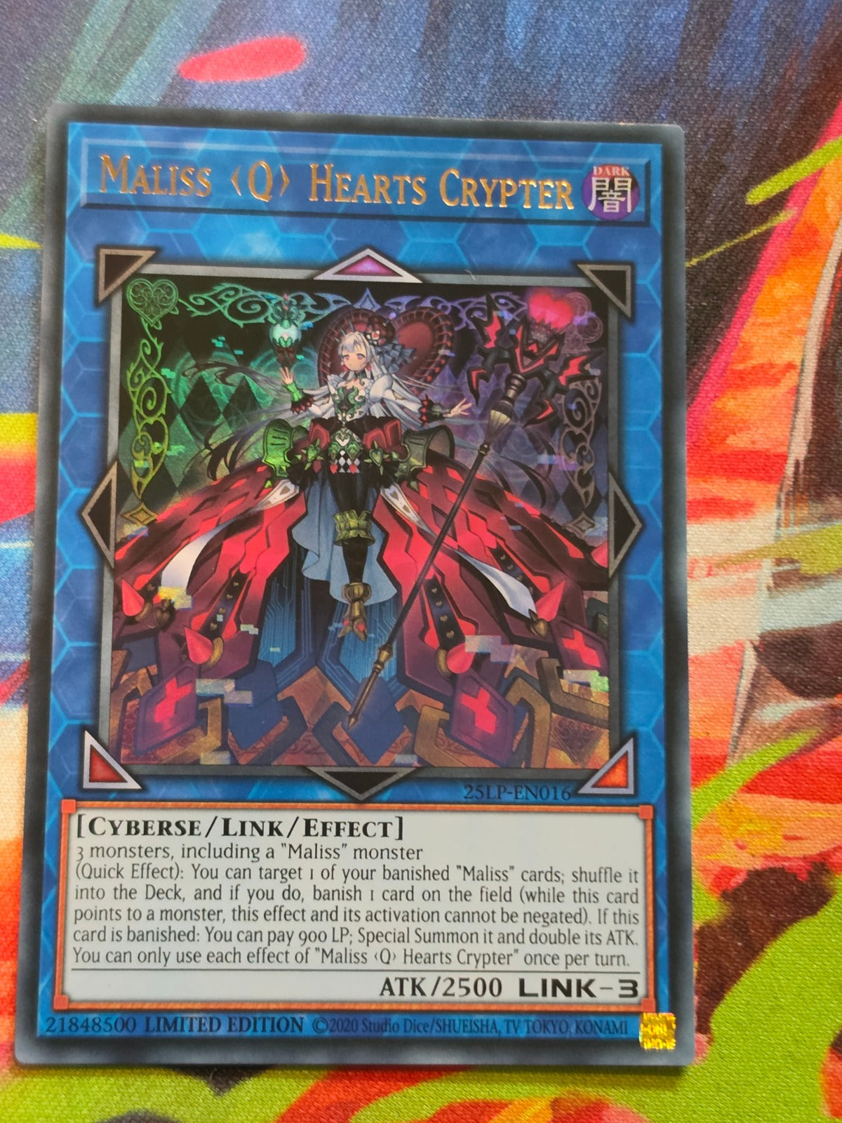 Maliss Q Hearts Crypter Ultra Rare Limited Pack World Championship 2025 25LP-EN016 LP