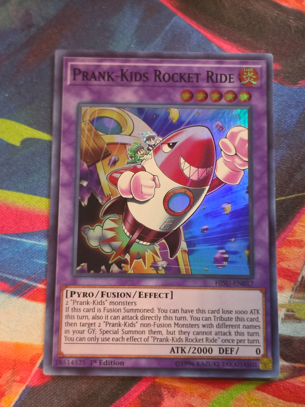 Prank-Kids Rocket Ride Super Rare Hidden Summoners HISU-EN017 LP