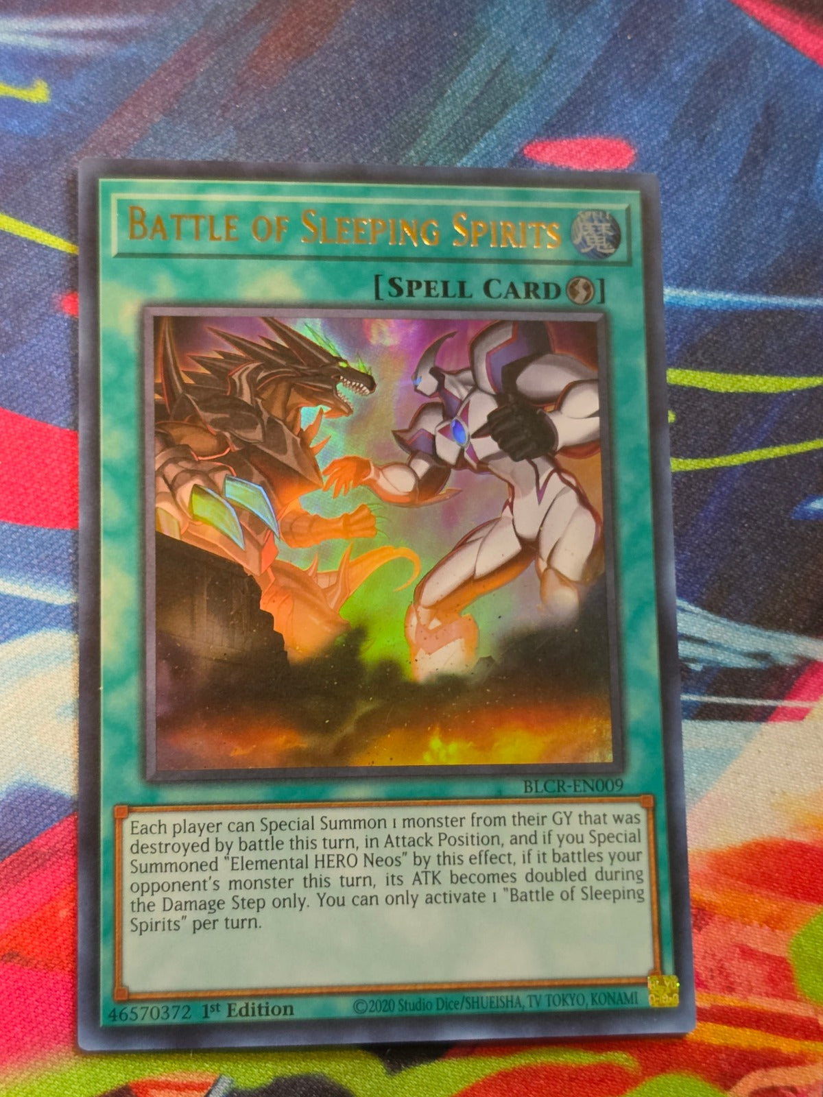 Battle of Sleeping Spirits Ultra Rare Battles of Legend: Crystal Revenge BLCR-EN009 LP