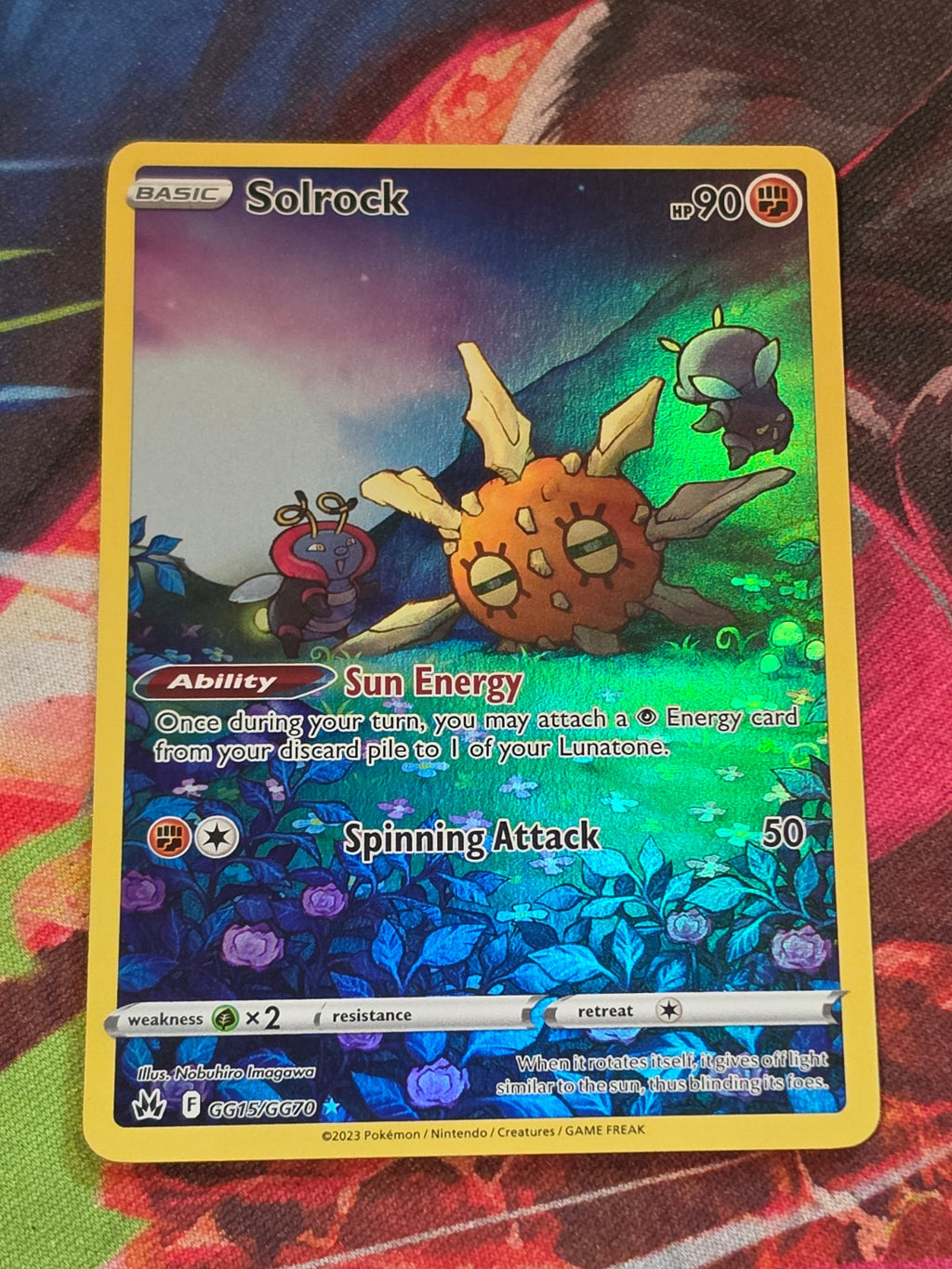 Solrock Ultra Rare Crown Zenith Galarian Gallery GG15/GG70 NM Pokemon