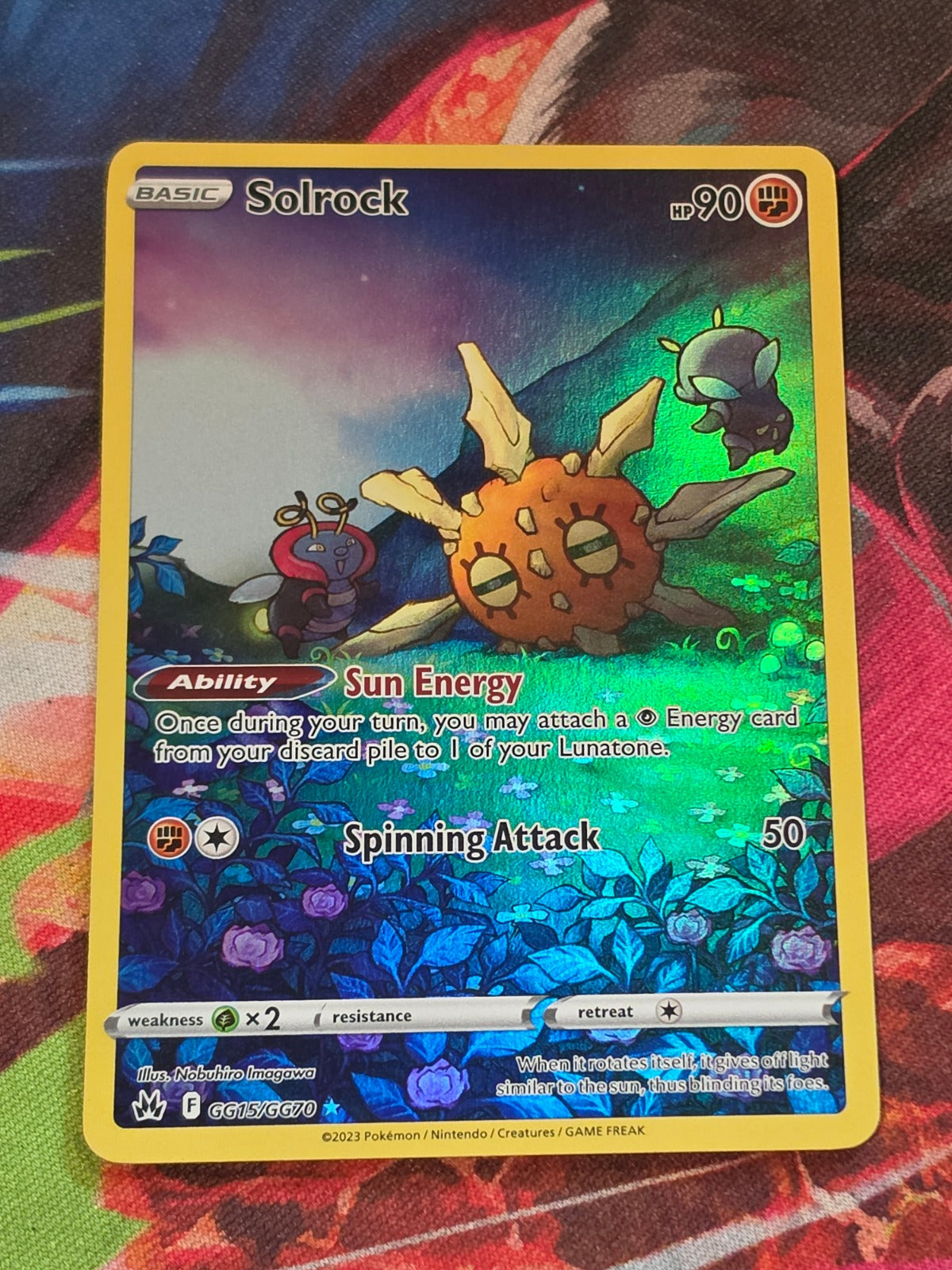 Solrock Ultra Rare Crown Zenith Galarian Gallery GG15/GG70 NM Pokemon