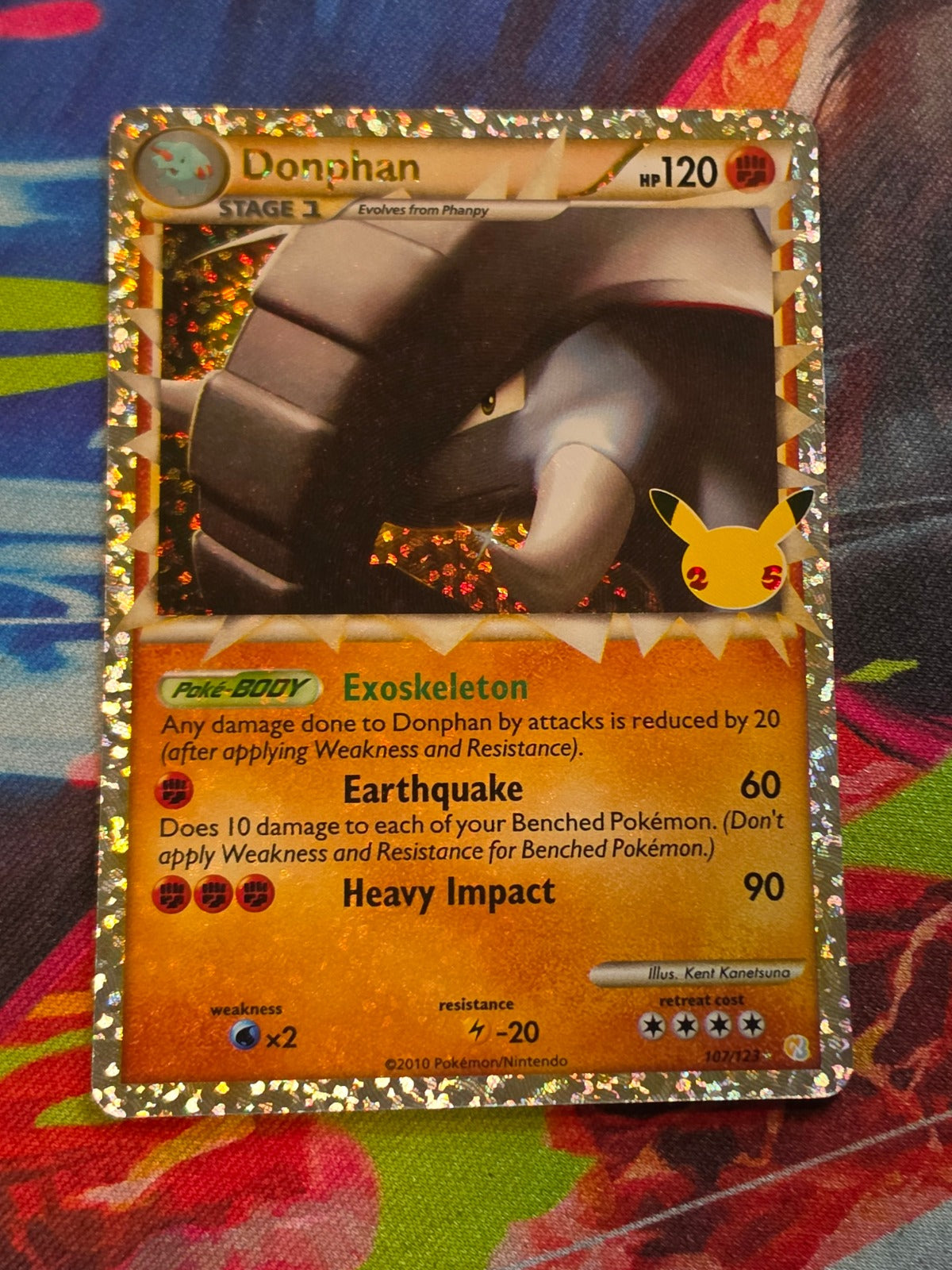 Donphan (Prime) Classic Collection Celebrations: Classic Collection 107/123 NM Pokemon