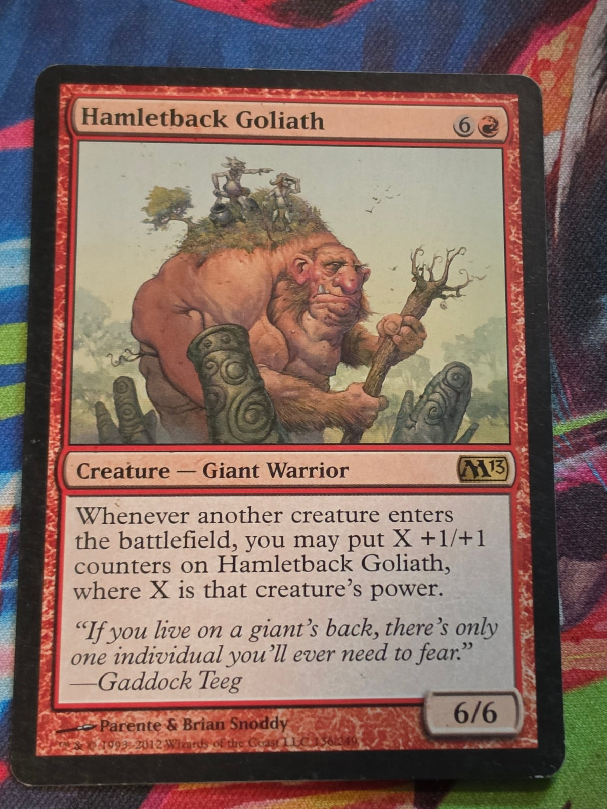 Hamletback Goliath #136 Magic 2013 (M13) Rare LP MTG