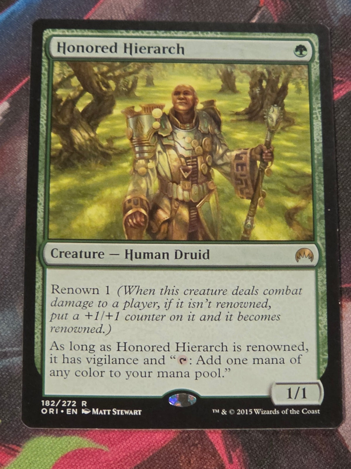 Honored Hierarch - 182 - Magic Origins - R - LP MTG