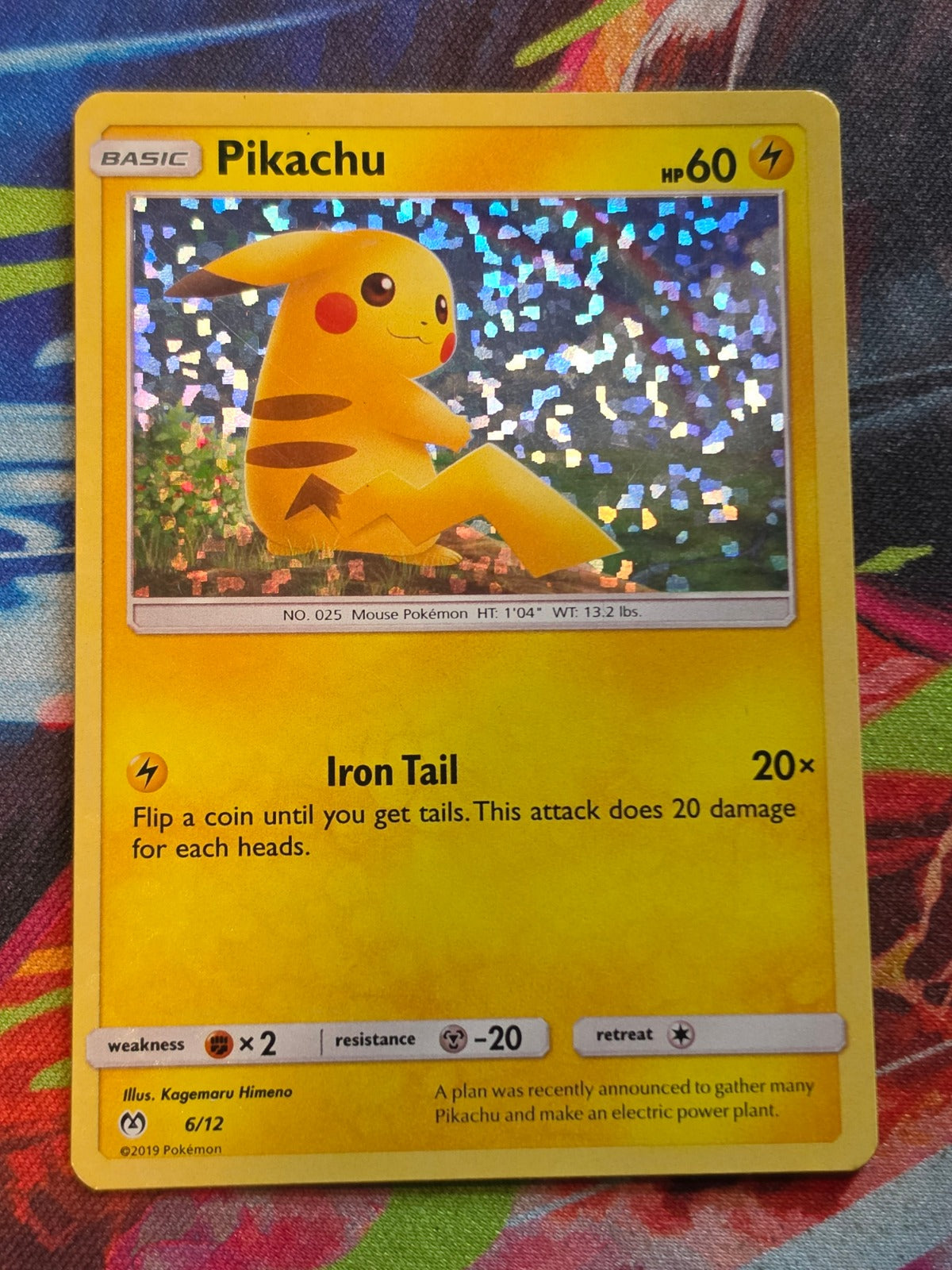 Pikachu Holo Promo McDonald's Promos 2019 006/012 LP Pokemon