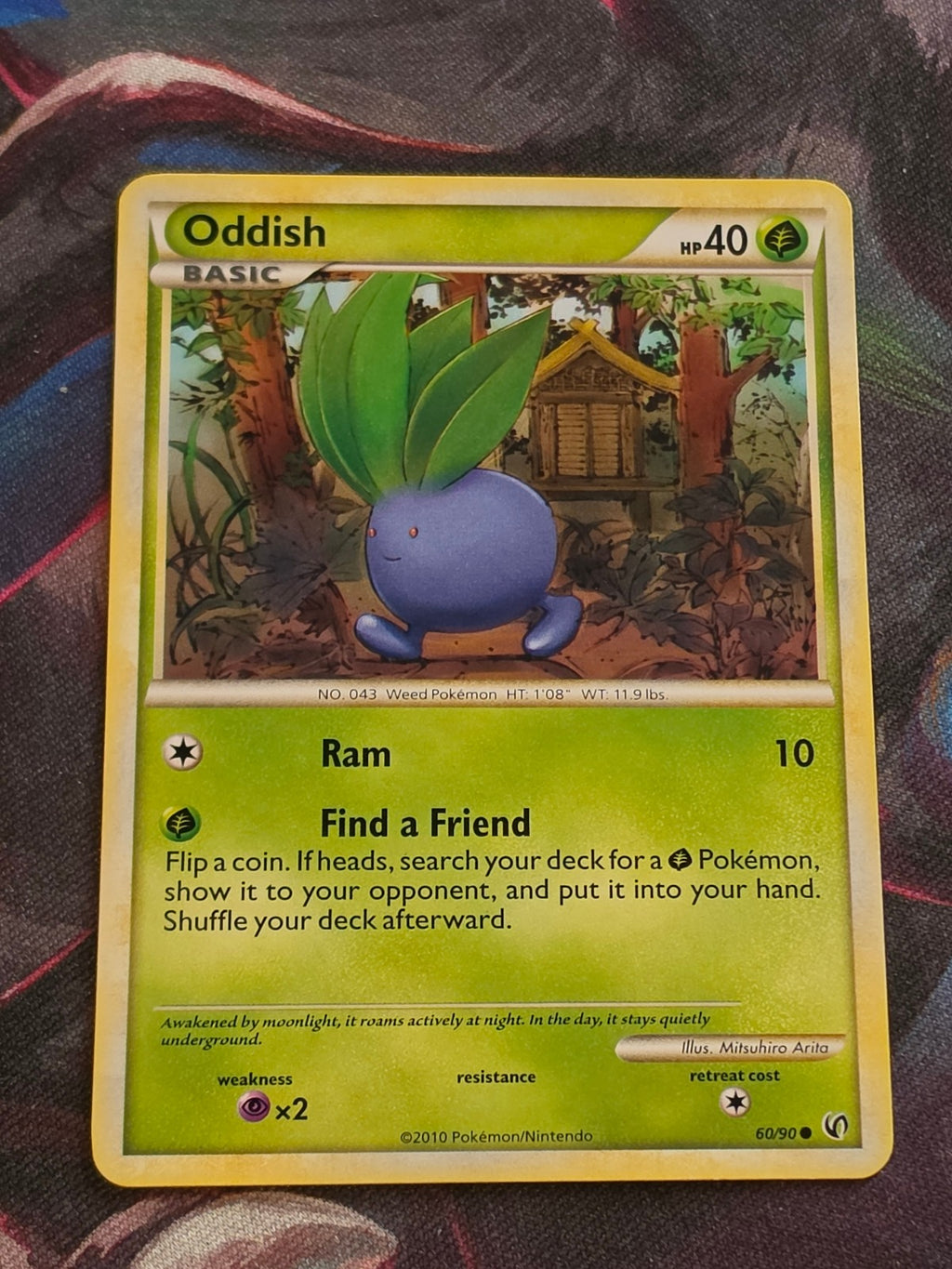 Oddish - 60/90 - Undaunted - Common - LP - Pokemon