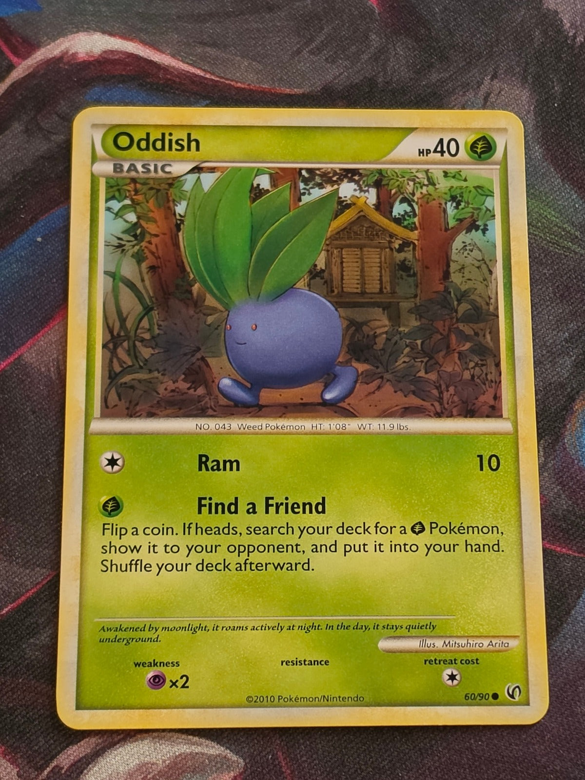 Oddish - 60/90 - Undaunted - Common - LP - Pokemon