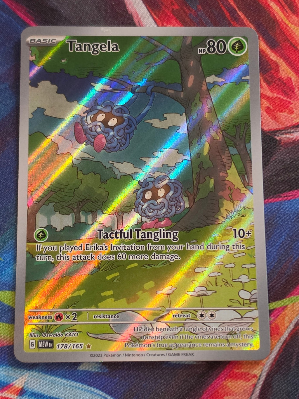 Tangela - 178/165 - SV: Scarlet & Violet 151 - Illustration Rare - LP - Pokemon