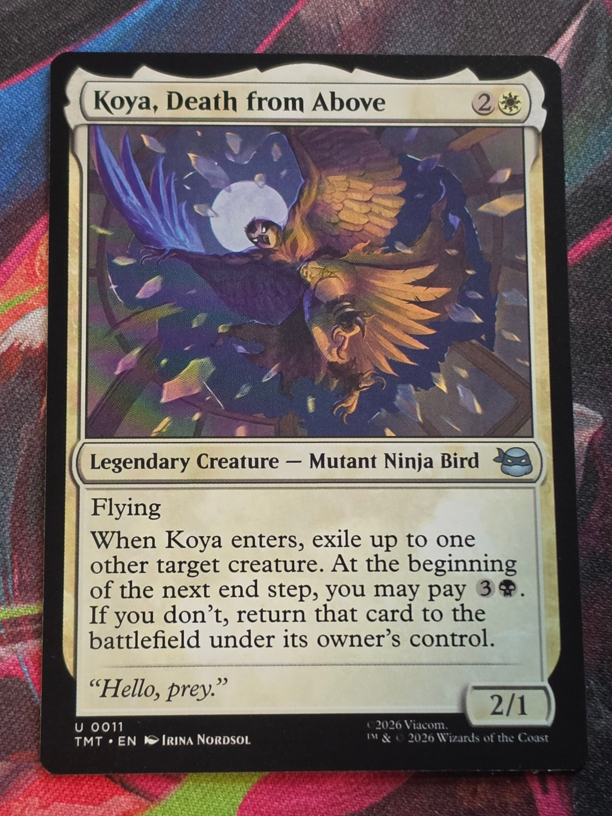 Koya, Death from Above - 11 - Teenage Mutant Ninja Turtles - U - NM MTG