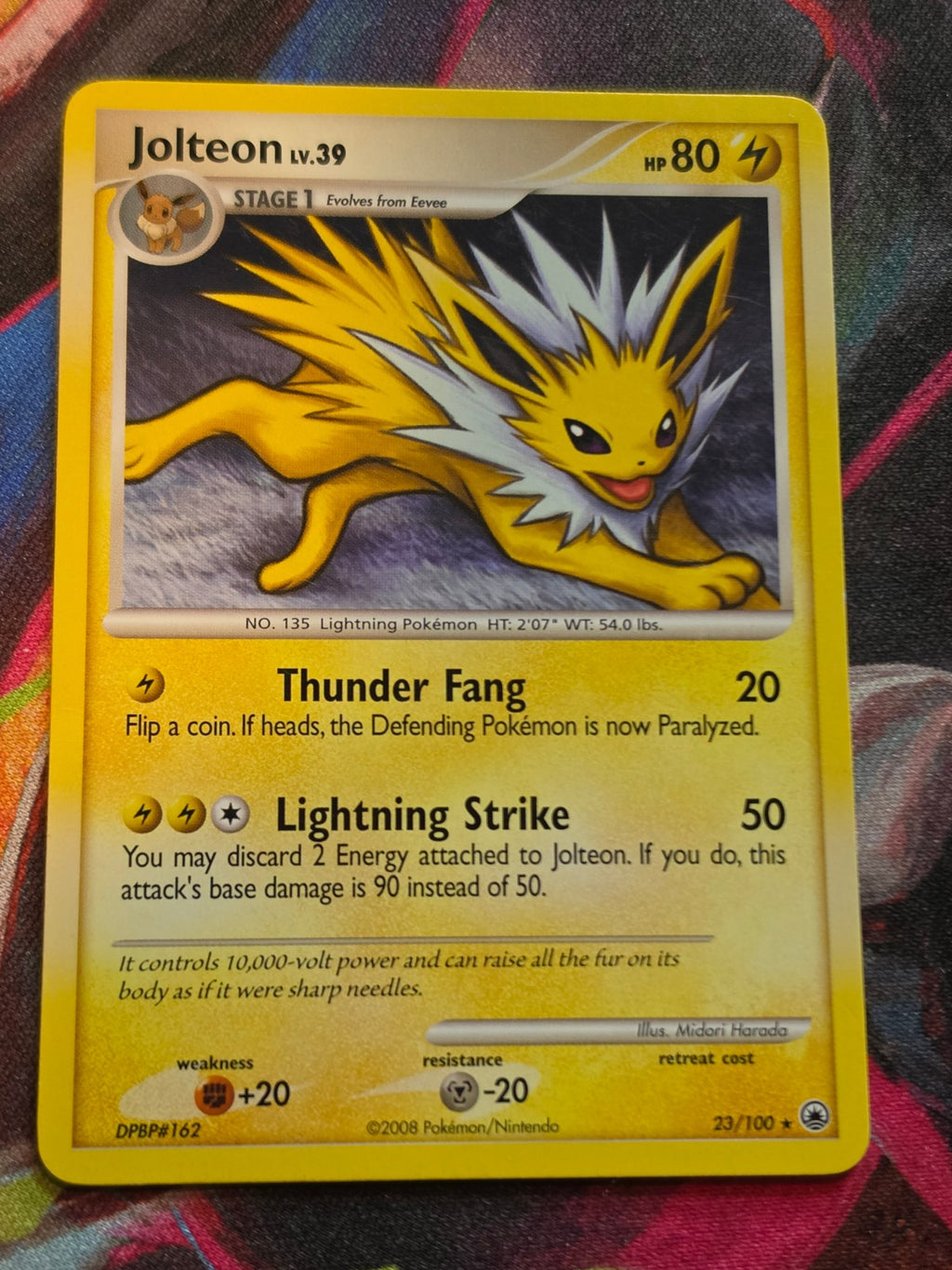 Jolteon Rare Majestic Dawn 23/100 MP Pokemon