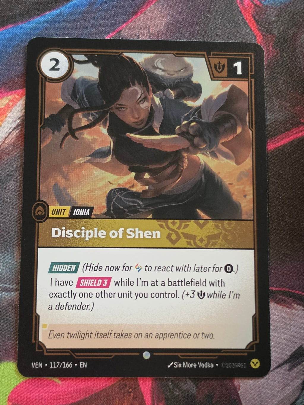 Disciple of Shen - 117/166 - Vendetta - Common - NM