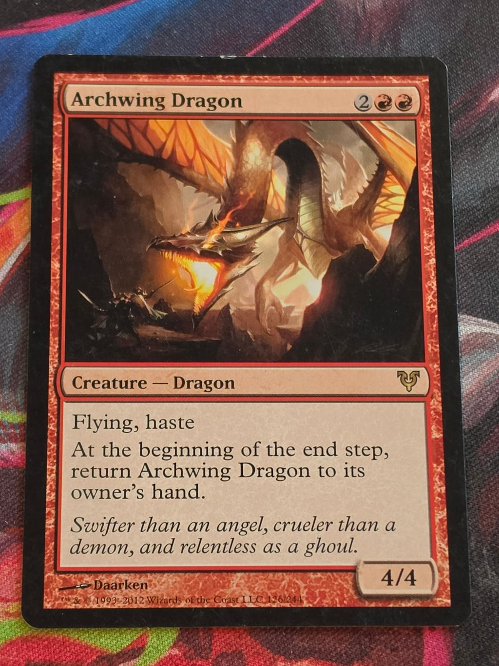 Archwing Dragon - 126 - Avacyn Restored - Rare - LP - MTG