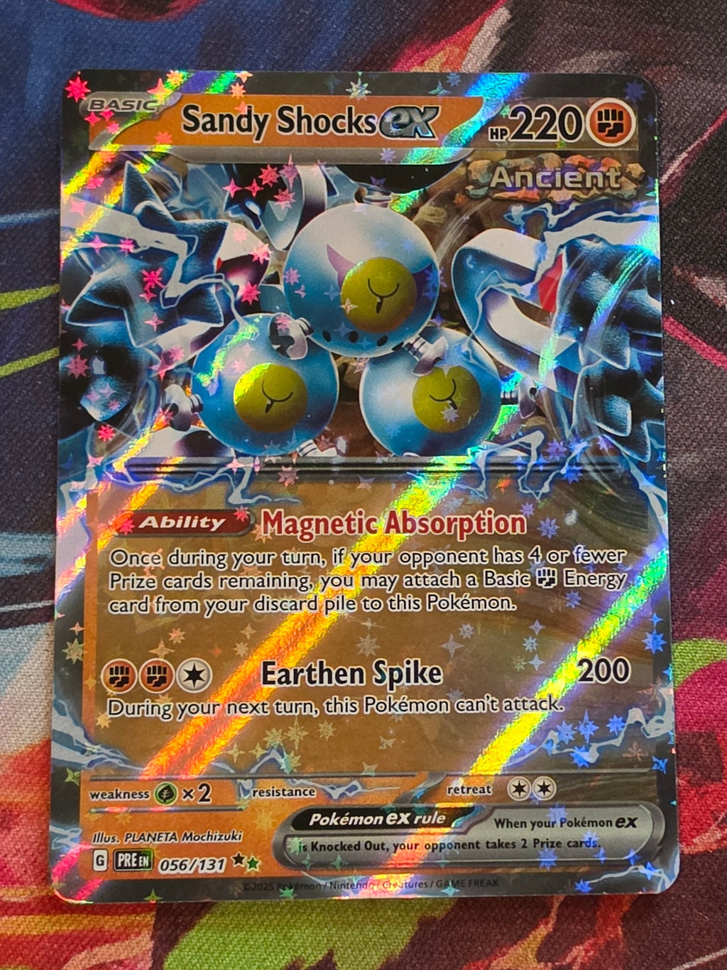 Sandy Shocks ex Double Rare SV: Prismatic Evolutions 056/131 NM Pokemon