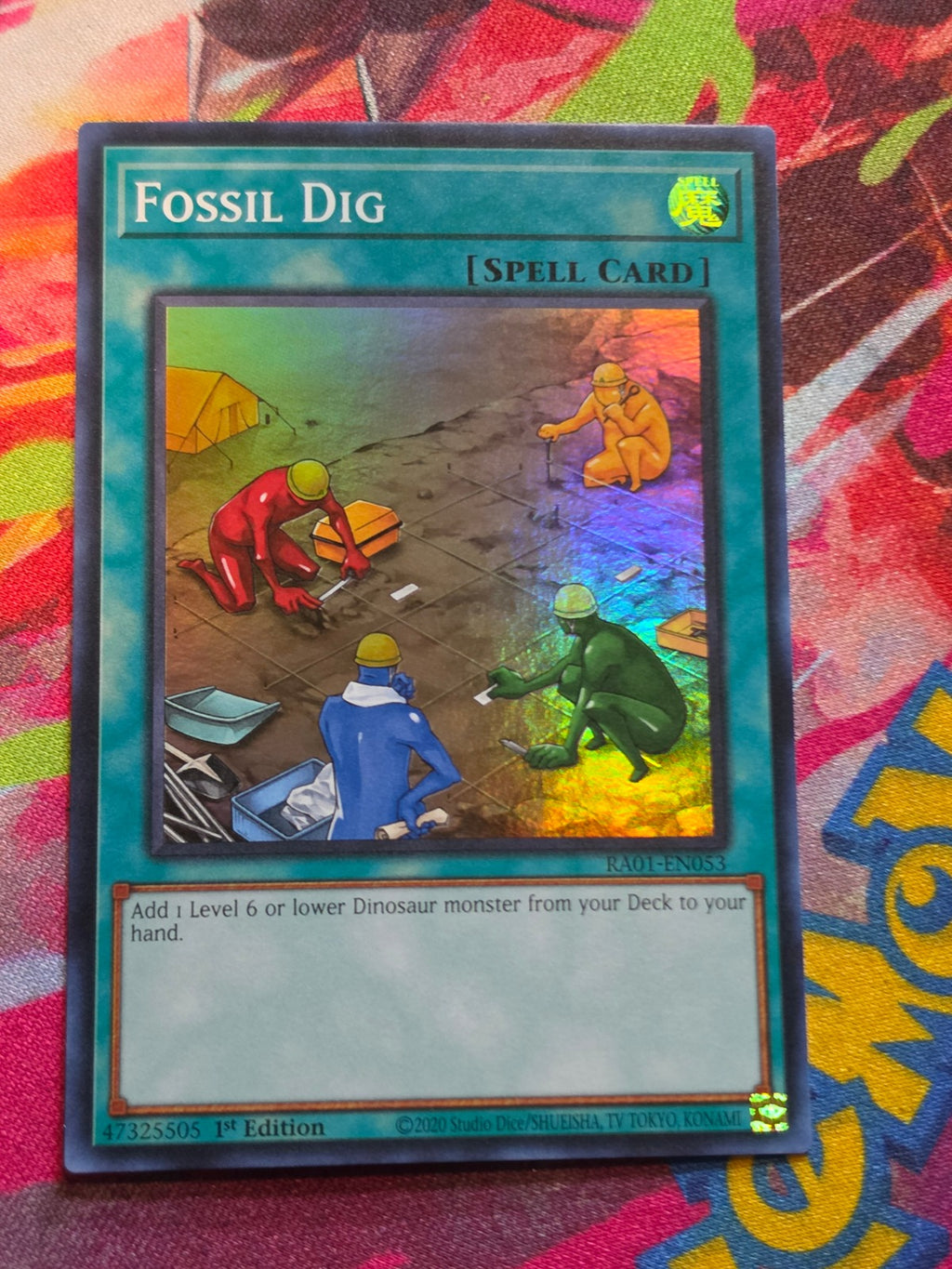 Fossil Dig Super Rare 25th Anniversary Rarity Collection RA01-EN053 NM