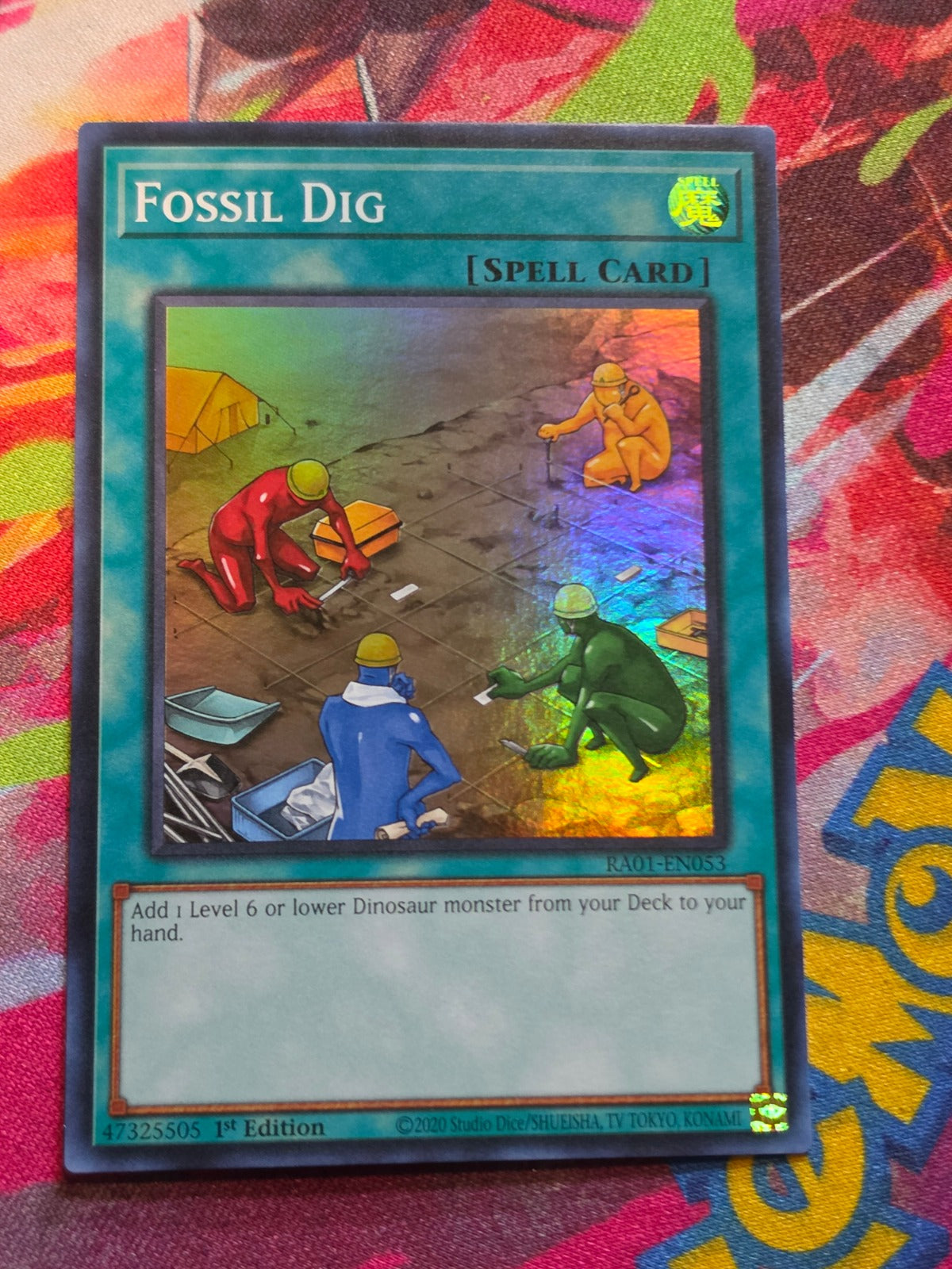 Fossil Dig Super Rare 25th Anniversary Rarity Collection RA01-EN053 NM