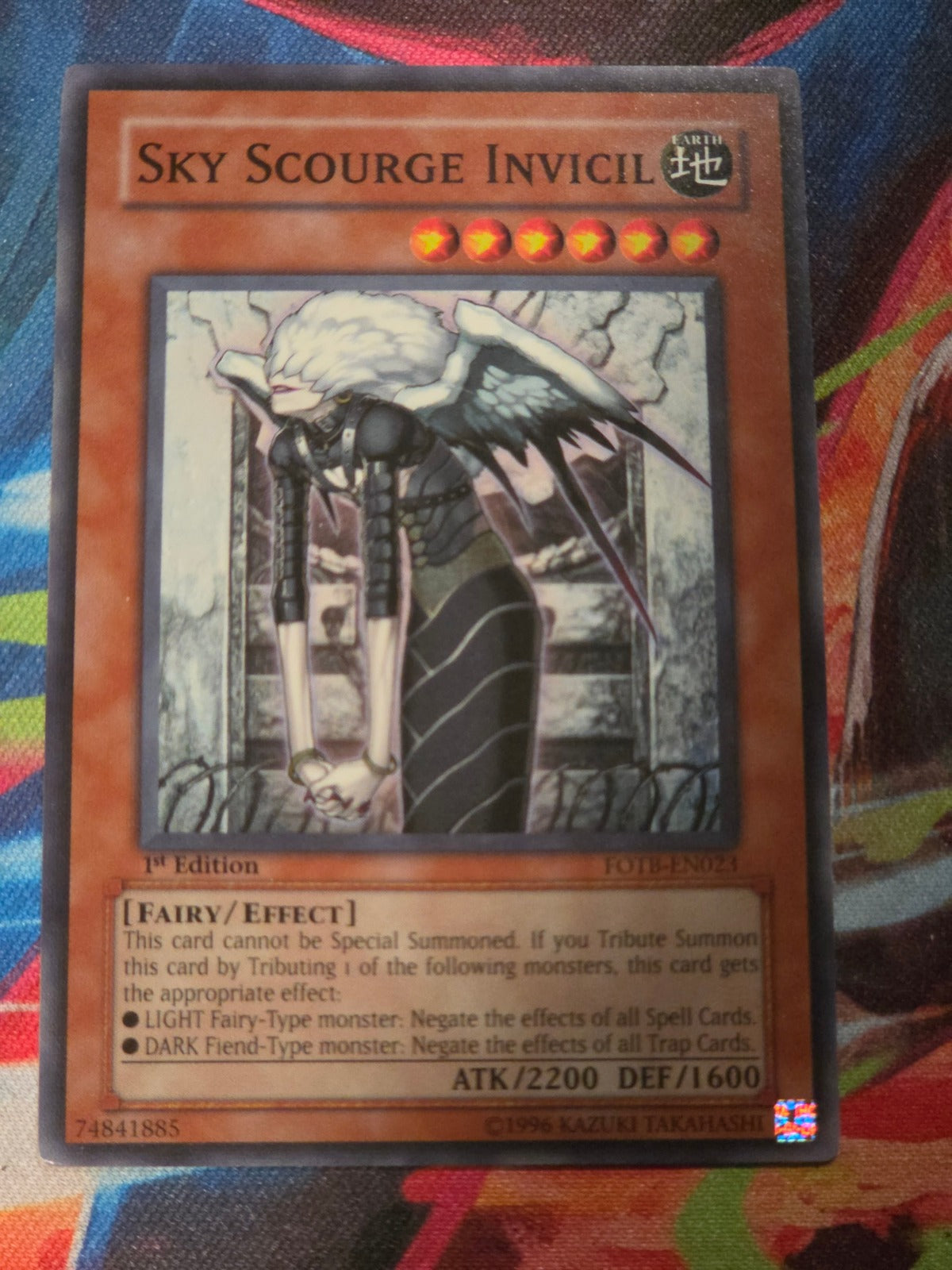 Sky Scourge Invicil Super Rare Force of the Breaker FOTB-EN023 LP