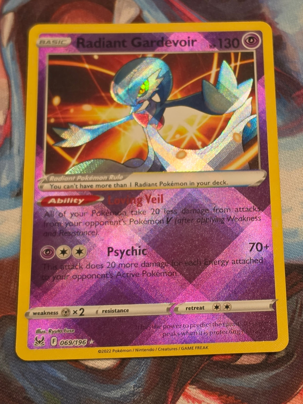 Radiant Gardevoir Radiant Rare SWSH11: Lost Origin 069/196 NM Pokemon
