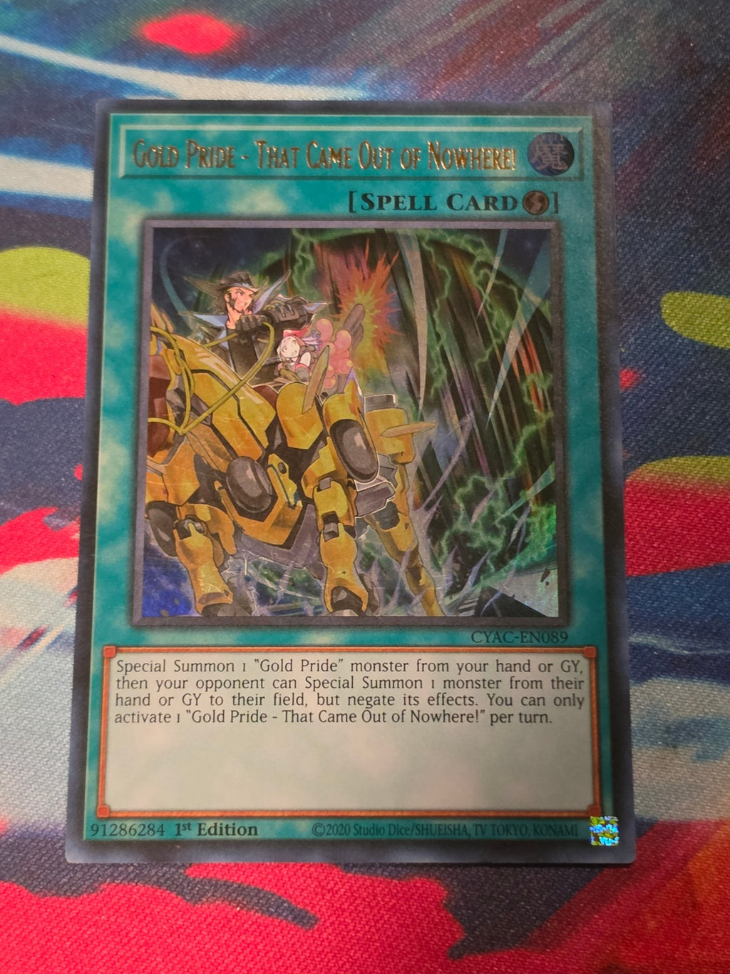 Gold Pride - That Came Out of Nowhere! Ultra Rare Cyberstorm Access CYAC-EN089 LP