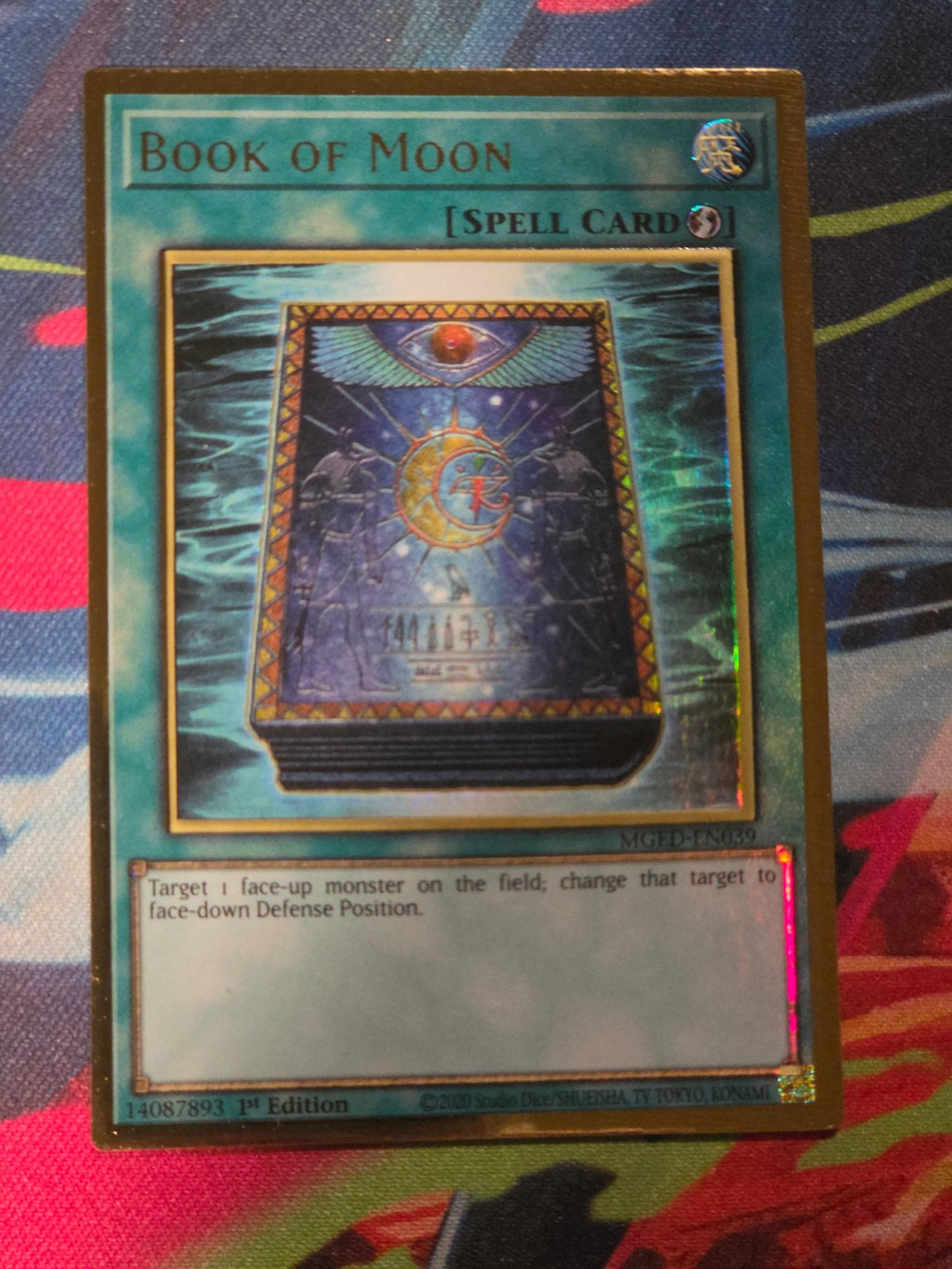 Book of Moon Premium Gold Rare Maximum Gold: El Dorado MGED-EN039 1st Edition LP Yu-Gi-Oh!