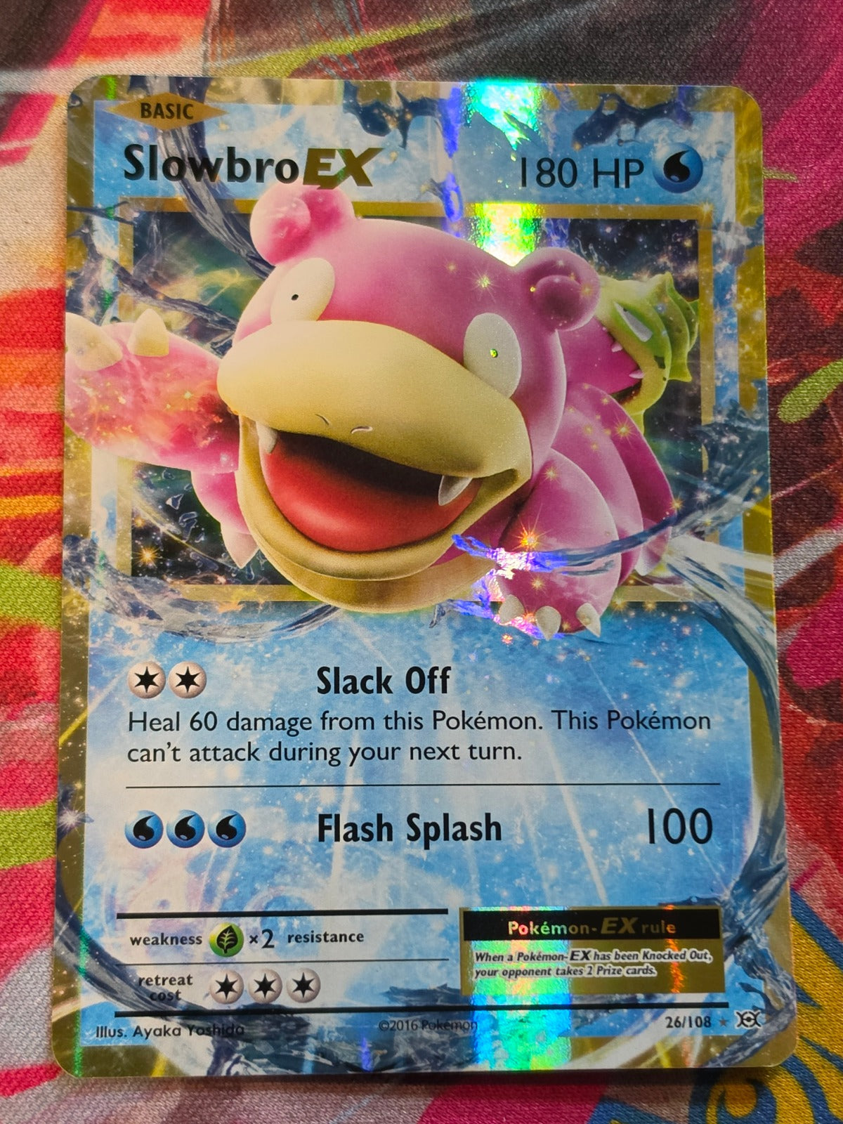 Slowbro EX Ultra Rare XY - Evolutions 26/108 NM Pokemon
