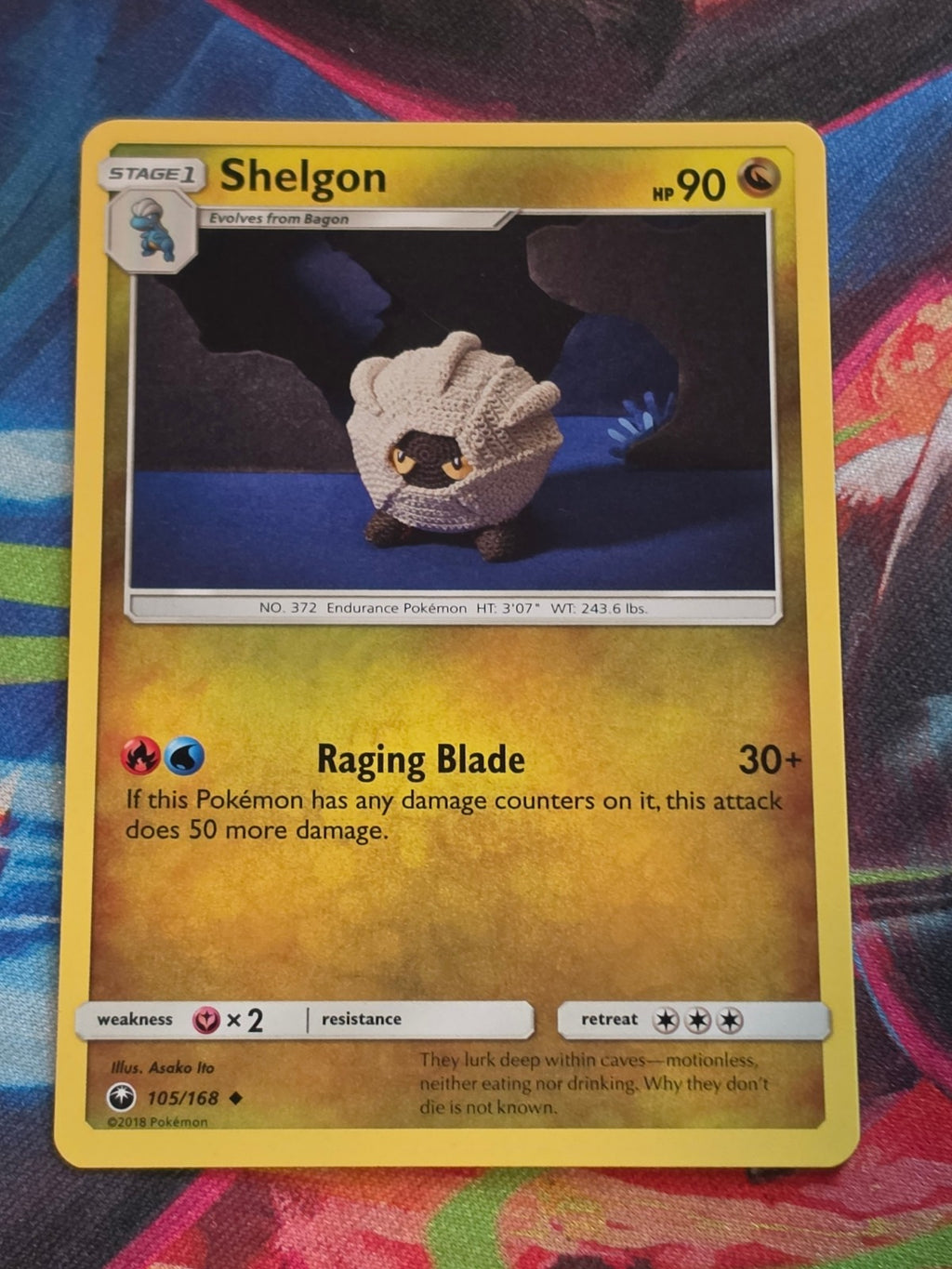 Shelgon - 105/168 - SM - Celestial Storm - Uncommon - NM Pokemon