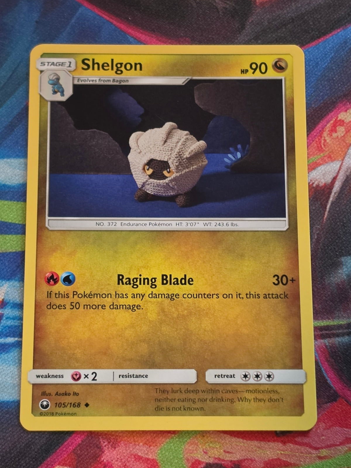 Shelgon - 105/168 - SM - Celestial Storm - Uncommon - NM Pokemon