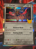 Zacian - 106/128 - ME: 30th Celebration - Rare - NM - Pokemon