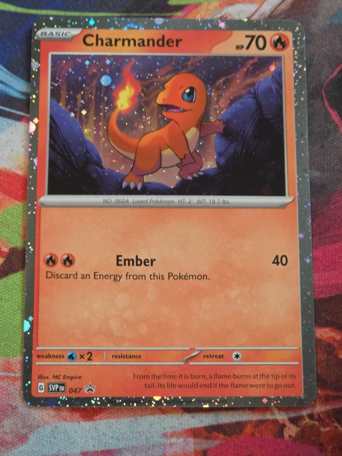 Charmander (Cosmos Holo) - 047 - SV: Scarlet & Violet Promo Cards - Promo - NM Pokemon